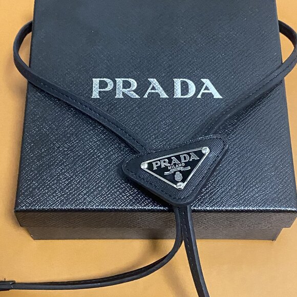 ✨BEAUTIFUL✨Prada black tie unisex - Picture 1 of 3